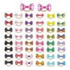 Yorkie Puppy Hair Bows with Rubber Band Pet Accessories for Dogs