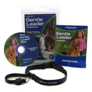 by-Step Guide and Black Medium-Sized Dog Head Halter with Anti-Pull