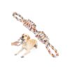 cotton rope Retractable Dog Toy for Large Dogs Teething and Tug of War Fun