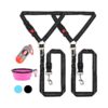 in-1 Dog Car Safety Kit with Seat Belt, Harness, Poop Bag, and Dog Bowl