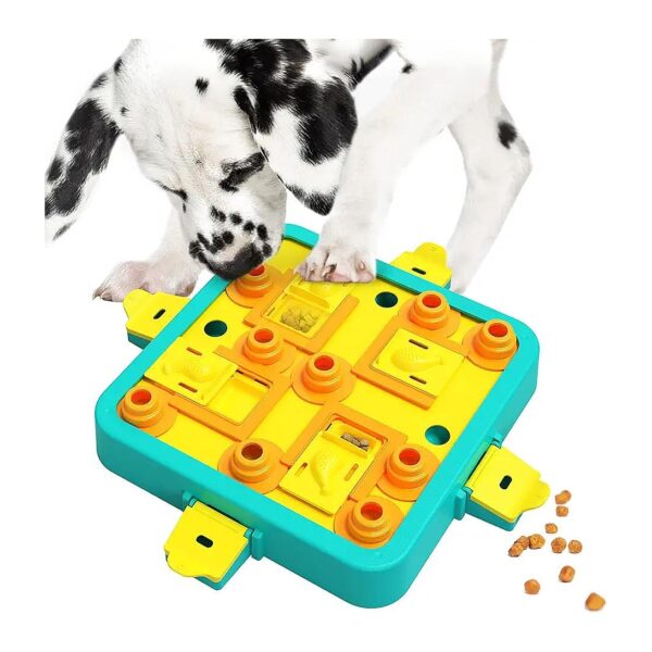 in-1 Dog Puzzle Toy for Large Medium Small Dogs with Slow Feeder Design