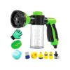 in-1 Dog Washing Hose Attachment with Built-in Soap Dispenser and Brush