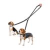 in-1 Double Dog Leash for Two Small to Medium Size Dogs with Swivel No-Tangle Design