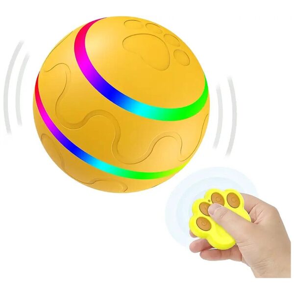 in-1 Mode Dog Ball with Normal and Crazy Bouncing Play Options and Remote Control