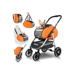 in-1 Pet Stroller for Cats and Dogs up to 20 Pounds