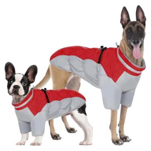 in Harness Vest and Waterproof Windproof Reflective Strips for Small Medium Large Dogs