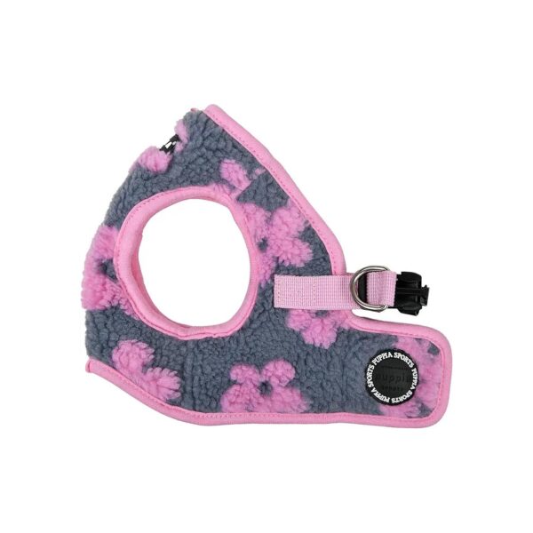 in Warm Winter Flower Pattern Dog Harness for Medium Small Dogs