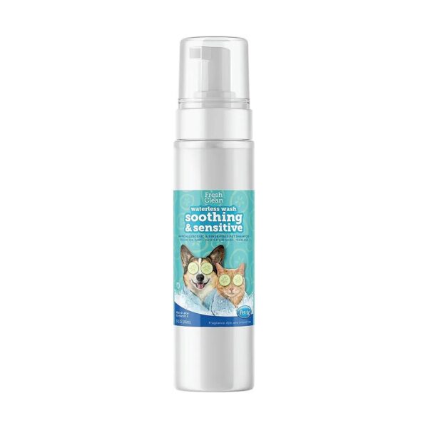 pH Balanced Waterless Wash Shampoo for Pets All Skin Types Fragrance Free