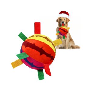 quality Dog Soccer Ball with Durable Ropes for Tug of War Fun