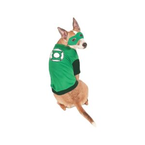 s DC Comics Small Green Lantern Dog Costume with Symbol