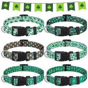 s Day Dog Collars Adjustable Holiday Gift for Small Medium Large Dogs Pet Accessories