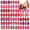 s Day Pet Hair Accessories with 50pcs Mixed Color Bows