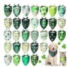 s Day Pet Outfit - 30 Pieces of Dog Triangle Scarves with Fun Designs