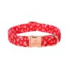 s Day Special Adjustable Dog Collar for Small to Large Dogs with Pink Red Love Design