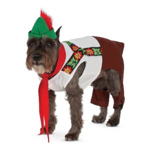 s Exclusive Lederhosen Hound for Pet Medium Size Oktoberfest Costume