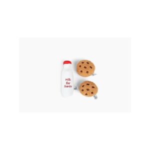 s Favorite Milk and Cookies Plush Dog Toy Gift Set in Holiday Box