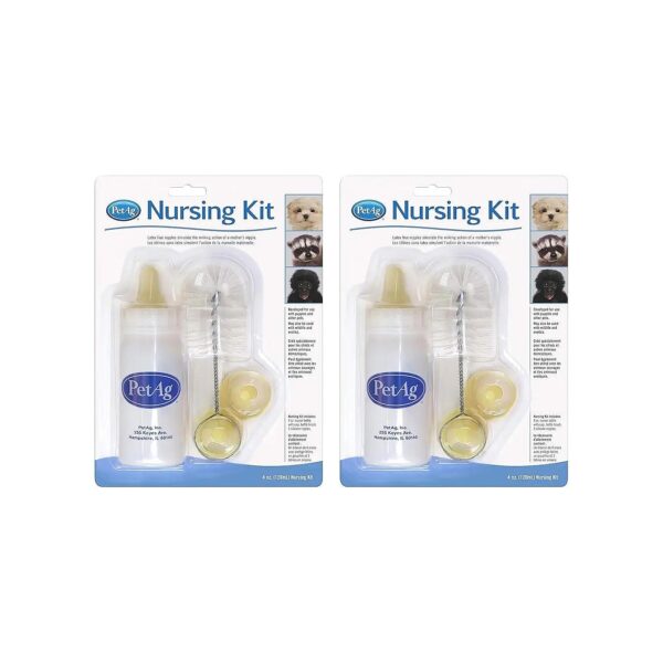 s Milk and Esbilac Feeding Kit - 4 oz Bottle with Cap and Nipples