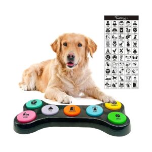 s Voice - 7-in-1 Dog Buttons for Effective Communication and Training