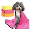 to-Use Dog Pet Towels for Grooming - 3Pack Absorbent Dog Bath Towels for Small Dogs