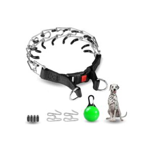 to-Use Dog Training Collar with LED Light and Quick Release Buckle for Effective Training